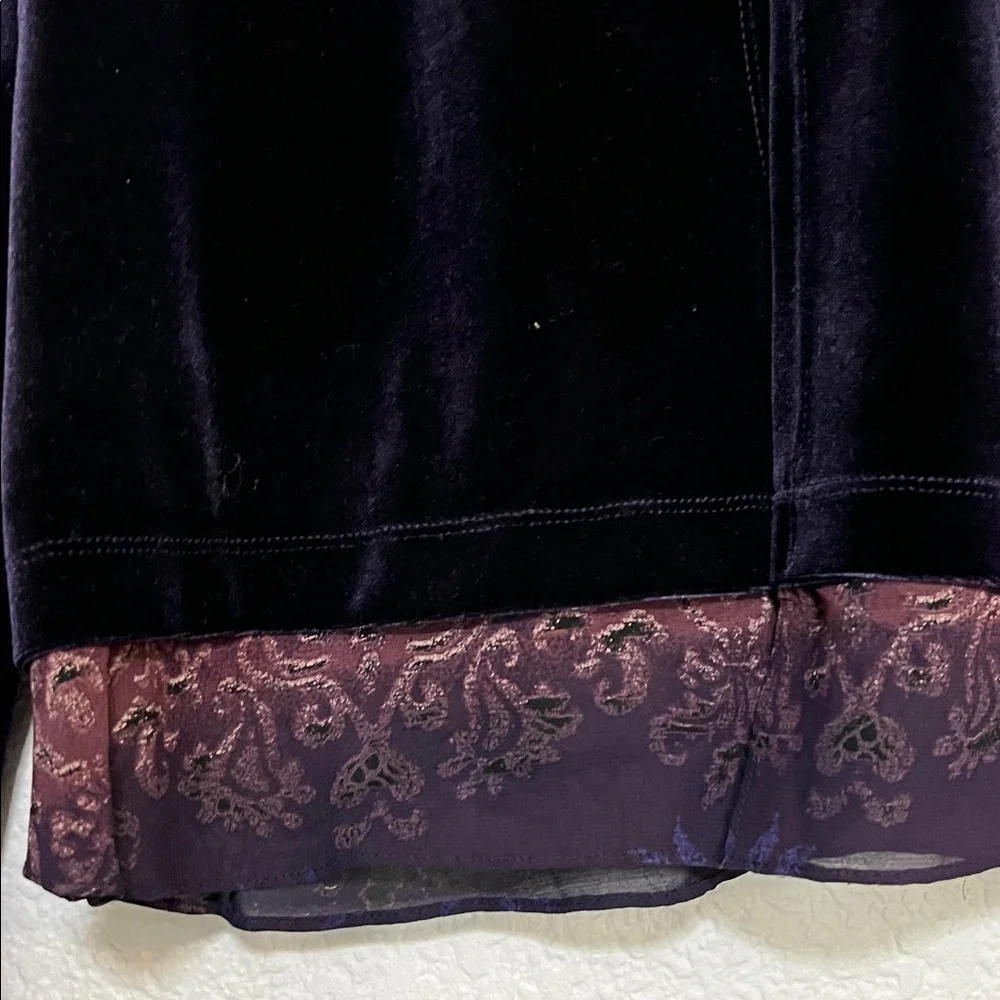 Vintage Carole Little Velvet Cardigan